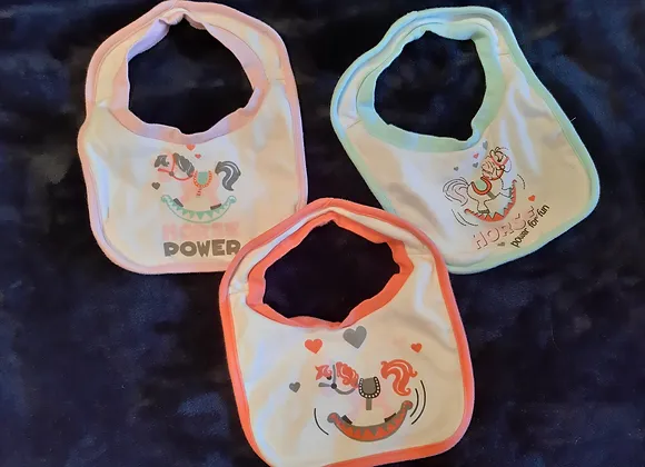 3 Baby- Lätzchen