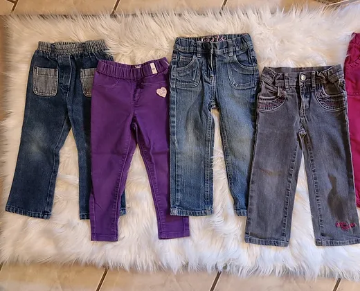 Mädchenhosen, Jeans Gr. 92