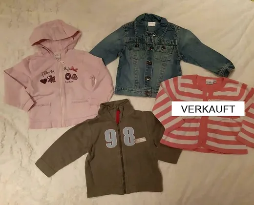 Jäckchen in 86 und 86/92 ab 2,-€