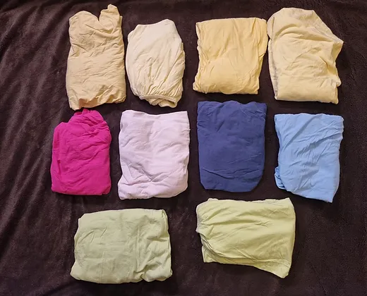 Bettlaken für Babybett 60×120/ 70x140cm