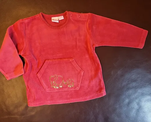 Nickistoff Pullover Gr. 74/80