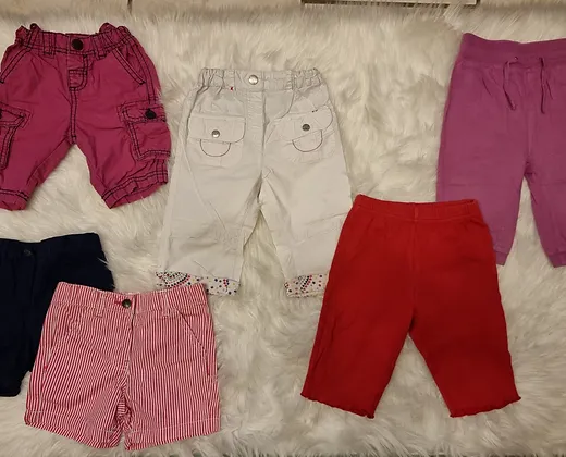 Sommerhosen, kurze Hosen Gr. 86, 86/92 und 92 ab 50ct
