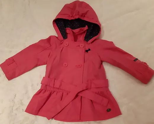 Dünner Übergangsmantel pink Gr. 80