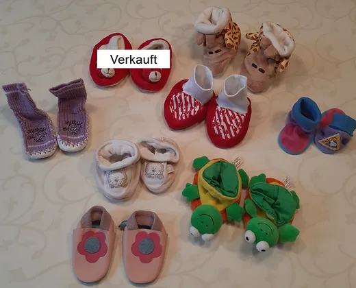 Babyschuhe, Krabbelschuhe ab 1,-€