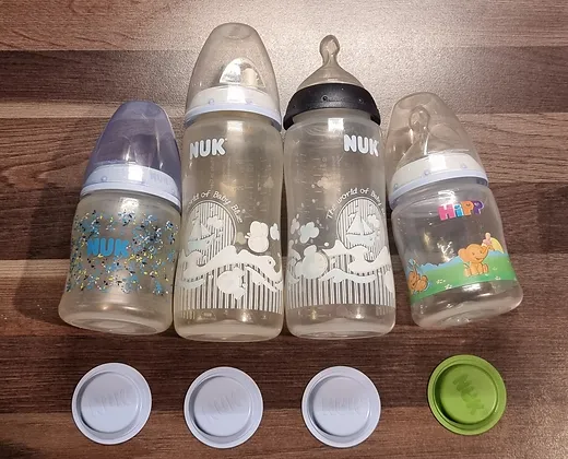 4 Nuk Babyflaschen