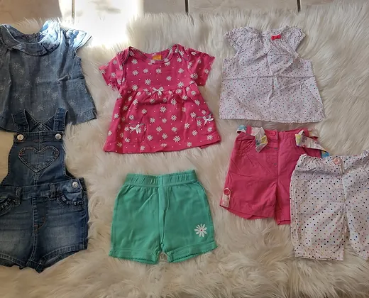 7 tlg. Sommerkleidung Gr. 68