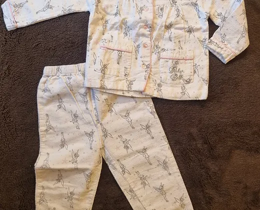 Flanell Schlafanzug Gr. 92