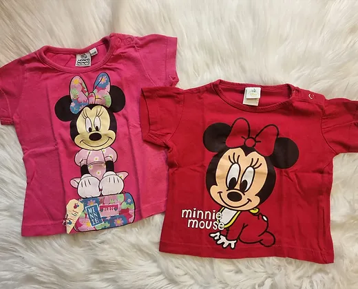 Doppelpack T-Shirt „Minnie Mouse“ Gr. 80/86