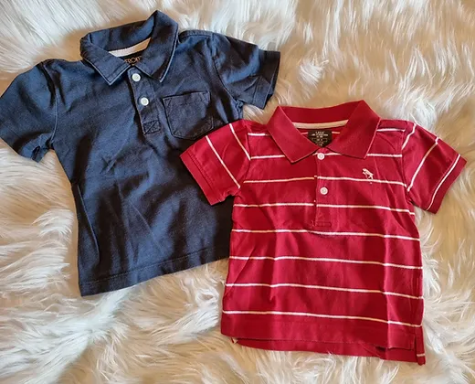 Doppelpack Poloshirt/ T-Shirt Gr. 74 + 86