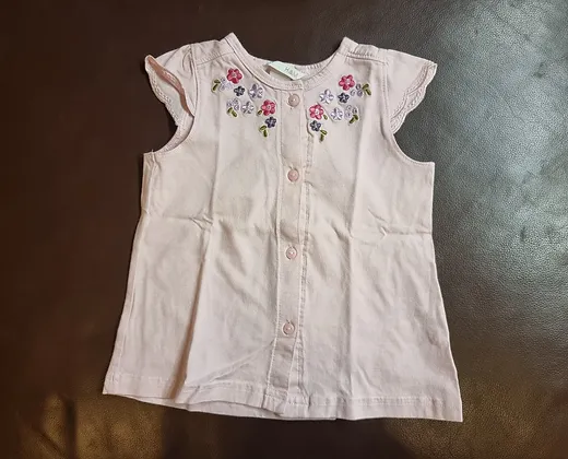 Oberteil von H&M zartrosa Gr. 86