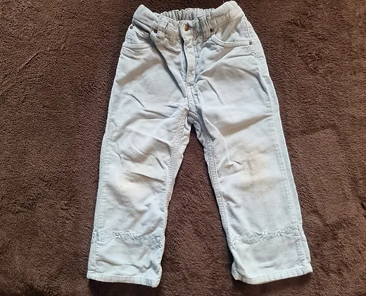 Cordhose hellblau Gr. 98