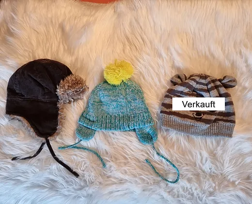 Wintermützen Gr. 74 und 48/49