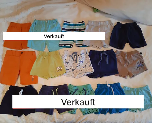 6 Kurze Hosen, Sommerhosen Gr. 86