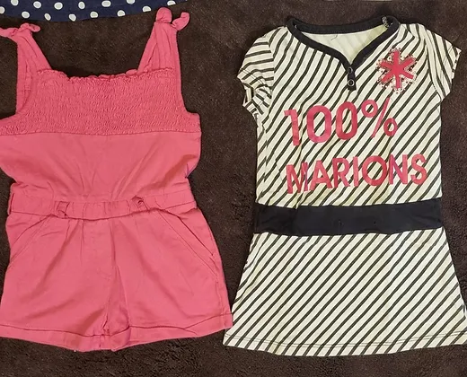 Sommer Overall und Kleid 92 und 98