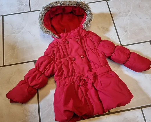 Winterjacke rot Gr. 92