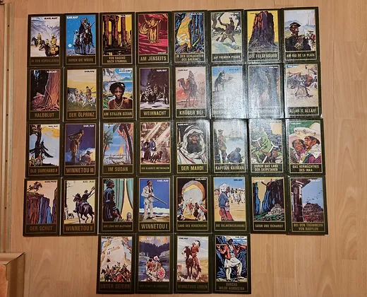 36 Karl May Taschenbücher